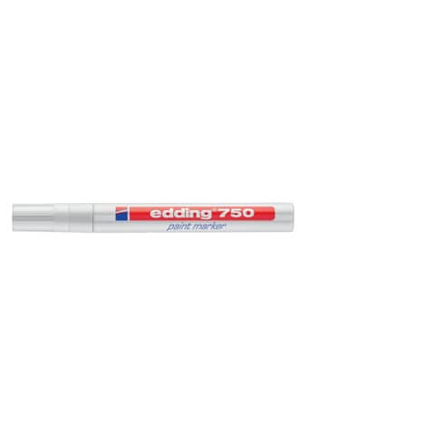 Marcatore a vernice edding 750 punta conica 2-4 mm bianco E-750 049